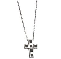 Collana Damiani Uomo Justman in Argento Onice 72257345 - 72257345